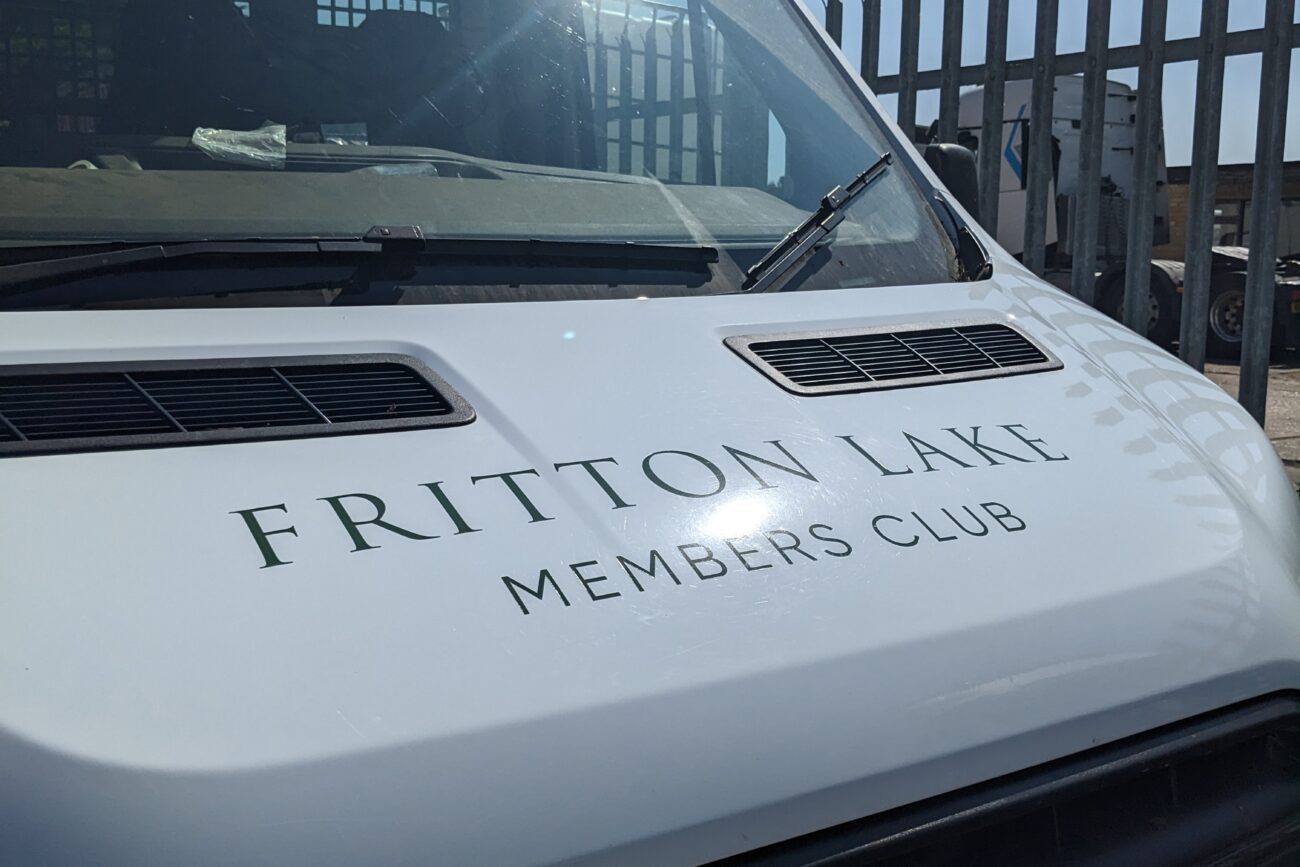 Flat Bed Van Sign Writing