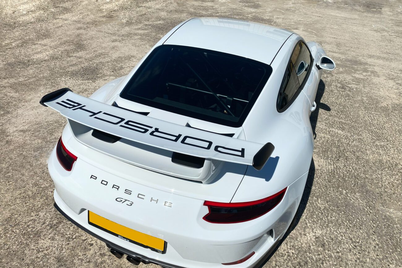 white-porsche-decals