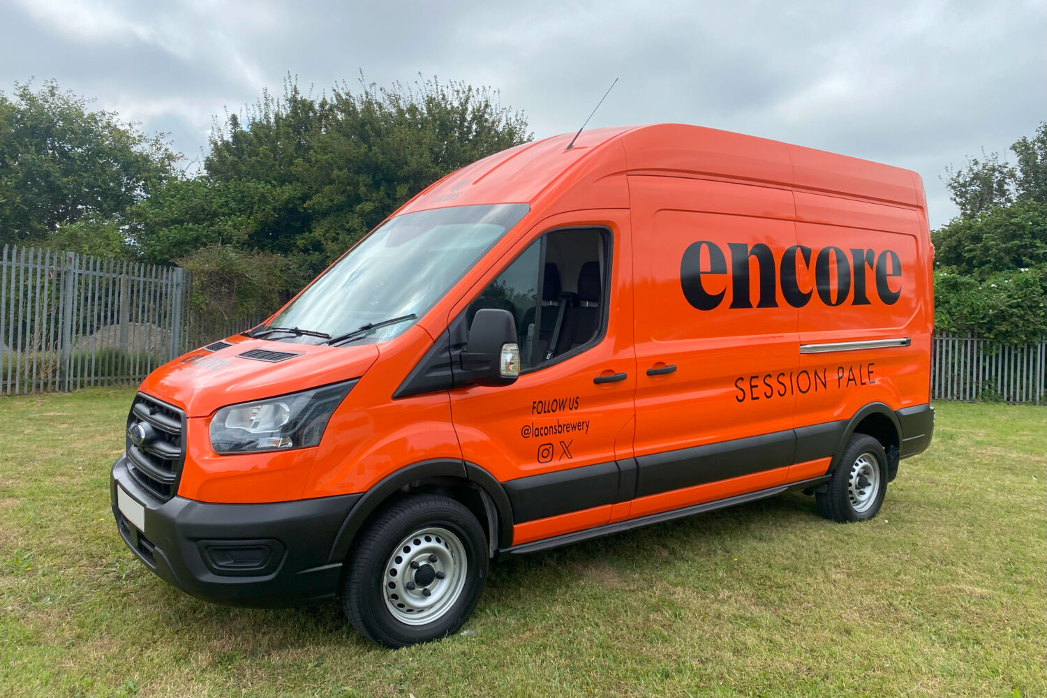lacons-orange-van-wrap